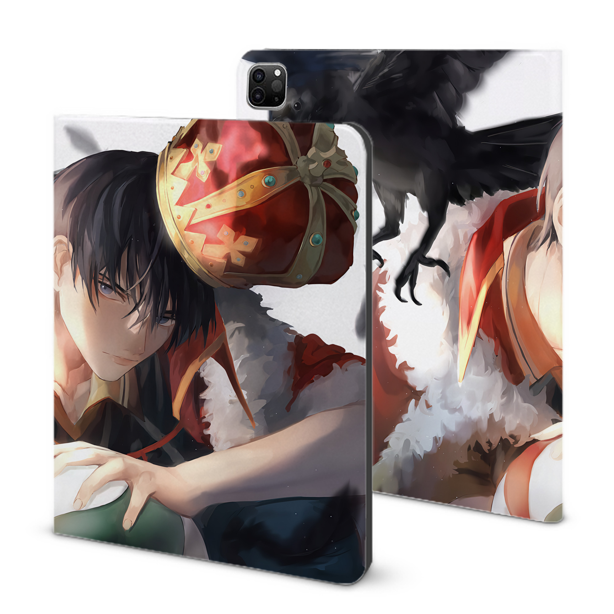 （画像用） ハイキュー!! Haikyu!! IPad ケース ブック型 PUレザー TPU 耐衝撃 軽量 薄型 ペン収納なし 全面保護 IPad 各モデル対応